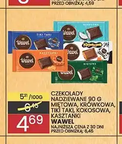 Wafelek Czekolada nadziewana miętowa Wawel oferta