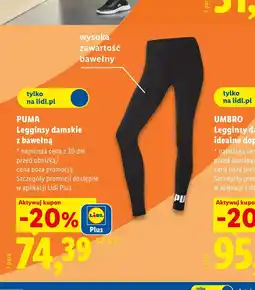 Lidl Legginsy damskie Puma oferta
