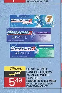 Wafelek Pasta do zębów Blend-a-med 3D White oferta