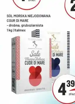 Sedal Sól morska niejodowana gruboziarnista Cuor di Mare oferta