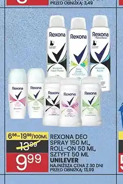 Wafelek Dezodorant Rexona Spray oferta