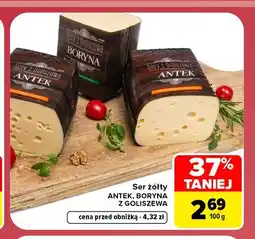 Carrefour Ser żółty Boryna Sery z Goliszewa oferta