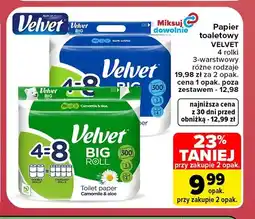 Carrefour Papier toaletowy Velvet Camomile & Aloe oferta
