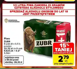 Carrefour Piwo Żubr 8-pak oferta