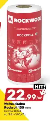 Bricomarche Wełna skalna Rockwool Rockroll 150 mm oferta