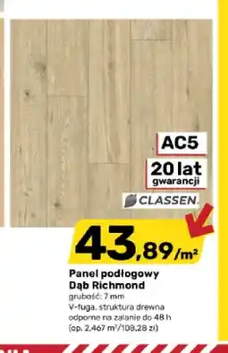 Bricomarche Panel podłogowy Dąb Richmond Classen oferta