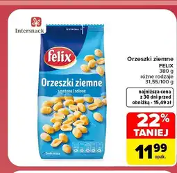 Carrefour Orzeszki ziemne Felix smażone i solone oferta