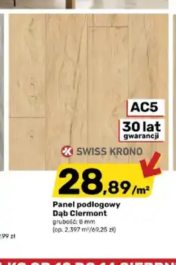 Bricomarche Panel podłogowy Dąb Clermont Swiss Krono oferta