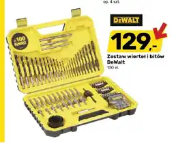 Bricomarche Zestaw wierteł i bitów DeWalt 100 el oferta