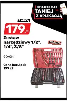 Bricomarche Zestaw narzędziowy GO/ON! 1/2, 1/4, 3/8 oferta