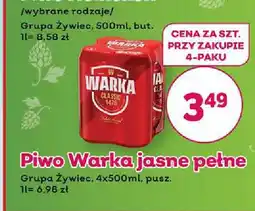 Bliski Piwo Warka 4-pak oferta