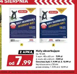 Bricomarche Maty absorbujące Zolux 45x60 cm oferta