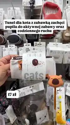Pepco Tunel dla kota z zabawką for Pets oferta