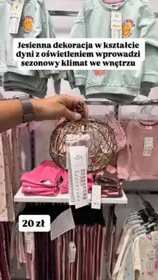 Pepco Jesienna dekoracja w kształcie dyni z oświetleniem Pepco Home oferta