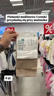 Pepco Pieluszki muślinowe So Cute oferta