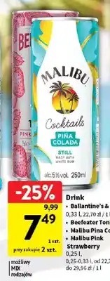Intermarche Drink Malibu Pink Strawberry oferta