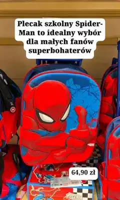 MR. DIY Plecak szkolny Spider-Man Marvel oferta