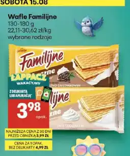 Delikatesy Centrum Wafle Familijne o smaku kakaowo-śmietankowym oferta