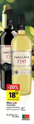 Intermarche Wino białe słodkie Portarei 1745 Vinho Branco oferta