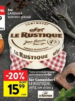 Intermarche Ser Camembert Le Rustique oferta