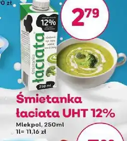 Bliski Śmietanka Łaciata UHT 12% oferta
