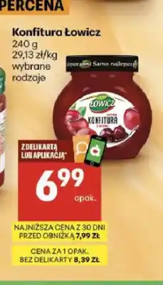 Delikatesy Centrum Konfitura z wiśni Łowicz oferta