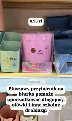 MR. DIY Pluszowy przybornik na biurko oferta