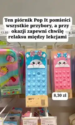 MR. DIY Piórnik silikonowy Pop It MR DIY oferta