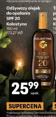 Delikatesy Centrum Odżywczy olejek do opalania SPF 20 Kolastyna oferta