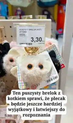MR. DIY Puszysty brelok kot oferta