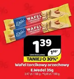 Delfin Wafel torcikowy orzechowy E.Wedel oferta