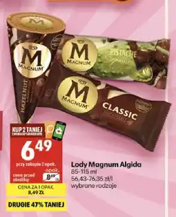 Delikatesy Centrum Lody na patyku Magnum Pistachio Signatures oferta