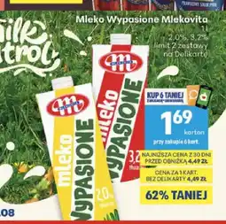 Delikatesy Centrum Mleko Wypasione Mlekovita 3,2% oferta