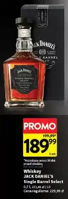 Intermarche Whiskey Jack Daniel's Single Barrel Select oferta