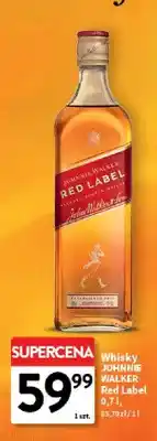 Intermarche Whisky Johnnie Walker Red Label oferta
