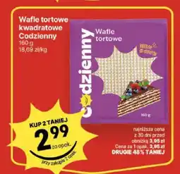 Delikatesy Centrum Wafle tortowe kwadratowe Codzienny oferta