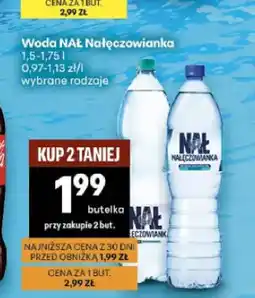 Delikatesy Centrum Woda Nałęczowianka oferta