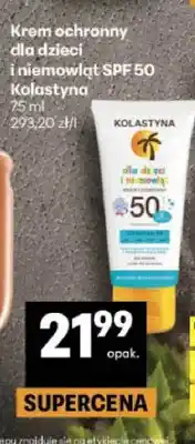 Delikatesy Centrum Krem ochronny dla dzieci i niemowląt SPF 50 Kolastyna oferta