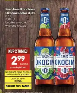 Delikatesy Centrum Piwo bezalkoholowe Okocim Radler Limonka z Miętą oferta