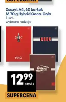 Delikatesy Centrum Zeszyt A4 60 kartek M 70 g Hybrid Coca-Cola oferta