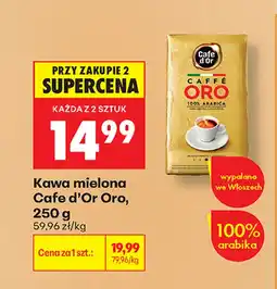 Biedronka Kawa mielona Cafe d'Or oferta