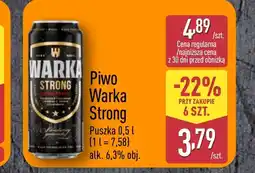 ALDI Piwo Warka oferta