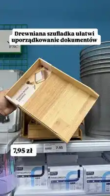 Action Szuflada drewniana na dokumenty oferta