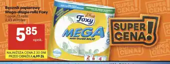 Delikatesy Centrum Ręcznik papierowy Foxy Mega-długie rolki 2-pak oferta