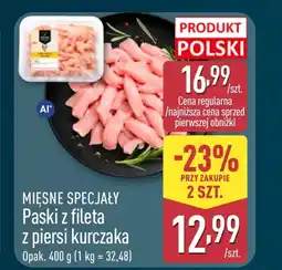 ALDI Paski z fileta z kurczaka Polski oferta