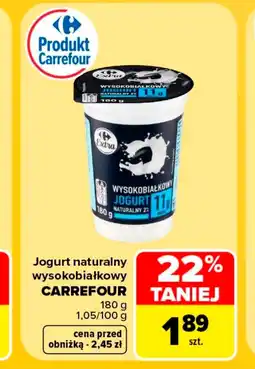 Carrefour Market Jogurt naturalny Carrefour oferta