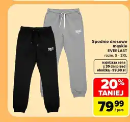 Carrefour Spodnie dresowe Everlast oferta