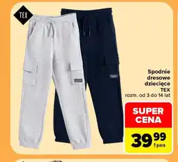 Carrefour Spodnie dresowe TEX oferta