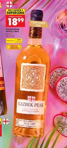 Biedronka Wino półwytrawne Kazbek Peak oferta