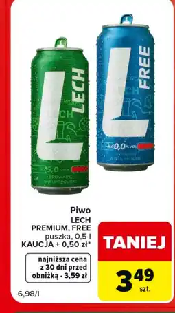 Carrefour Market Piwo Lech oferta